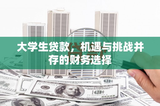沙鹿大学生贷款，机遇与挑战并存的财务选择