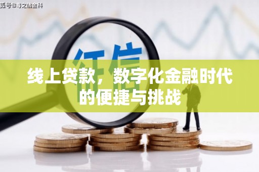 沙鹿线上贷款，数字化金融时代的便捷与挑战