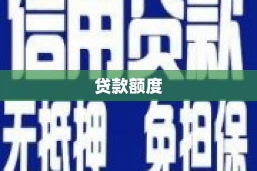 沙鹿贷款额度