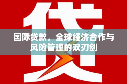 沙鹿国际贷款，全球经济合作与风险管理的双刃剑