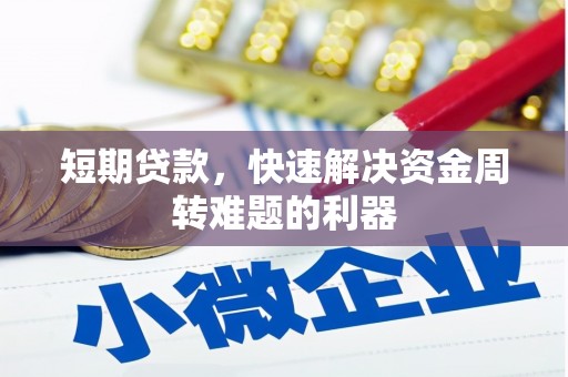 沙鹿短期贷款，快速解决资金周转难题的利器