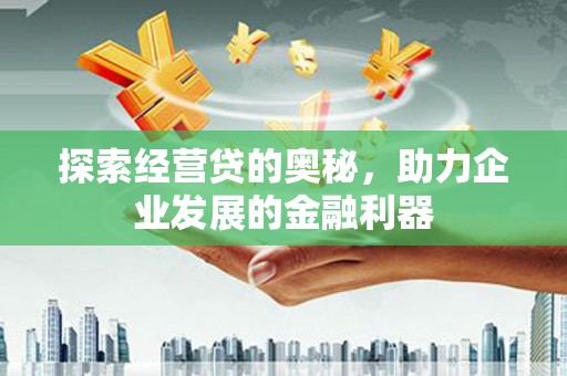 沙鹿探索经营贷的奥秘，助力企业发展的金融利器