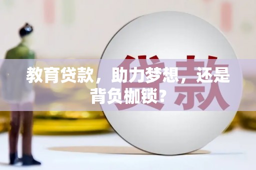 沙鹿教育贷款，助力梦想，还是背负枷锁？