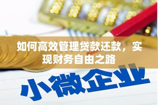 沙鹿如何高效管理贷款还款，实现财务自由之路