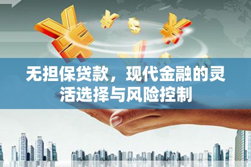 沙鹿无担保贷款，现代金融的灵活选择与风险控制