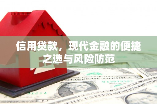 沙鹿信用贷款，现代金融的便捷之选与风险防范