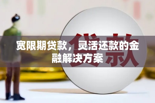 沙鹿宽限期贷款，灵活还款的金融解决方案