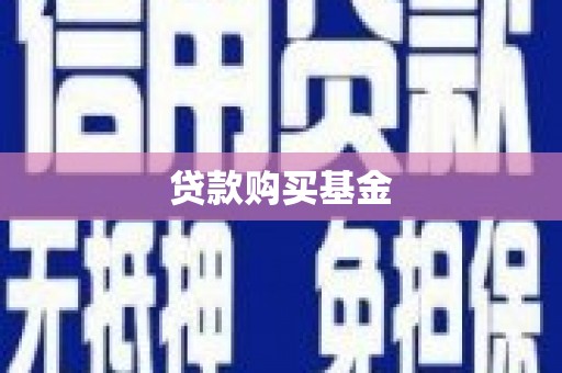 沙鹿贷款购买基金