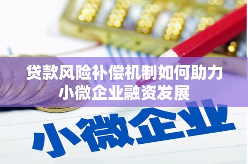 沙鹿贷款风险补偿机制如何助力小微企业融资发展