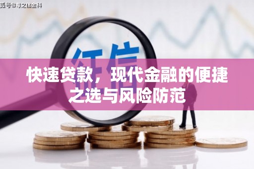 沙鹿快速贷款，现代金融的便捷之选与风险防范