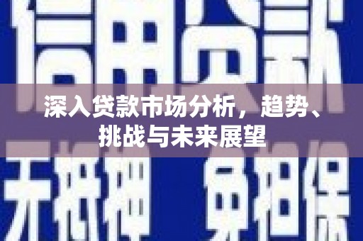 沙鹿深入贷款市场分析，趋势、挑战与未来展望