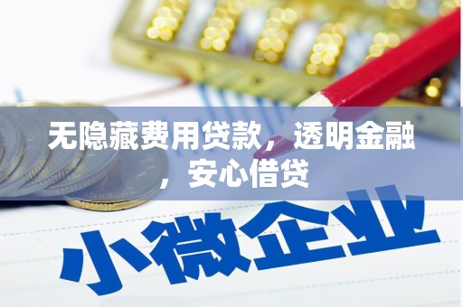 沙鹿无隐藏费用贷款，透明金融，安心借贷
