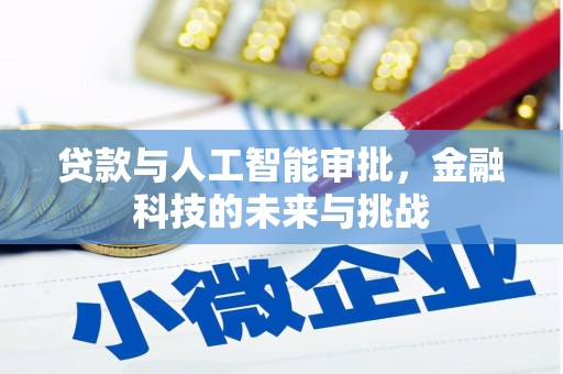 沙鹿贷款与人工智能审批，金融科技的未来与挑战