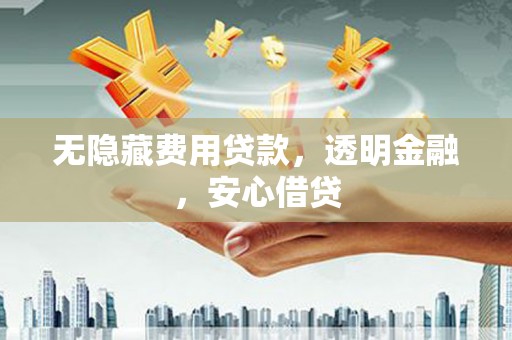 沙鹿无隐藏费用贷款，透明金融，安心借贷