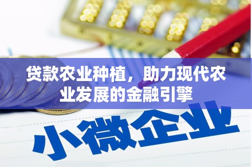 沙鹿贷款农业种植，助力现代农业发展的金融引擎