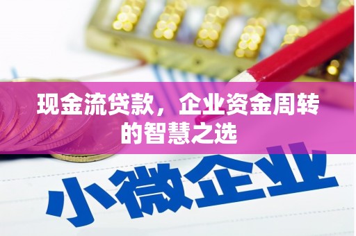 沙鹿现金流贷款，企业资金周转的智慧之选