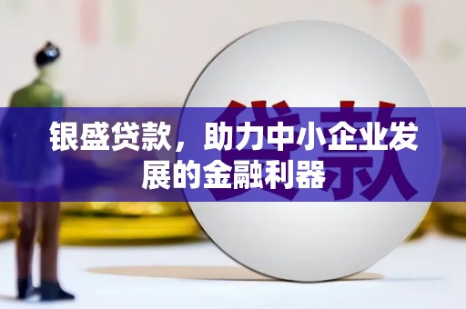沙鹿银盛贷款，助力中小企业发展的金融利器