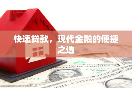 沙鹿快速贷款，现代金融的便捷之选