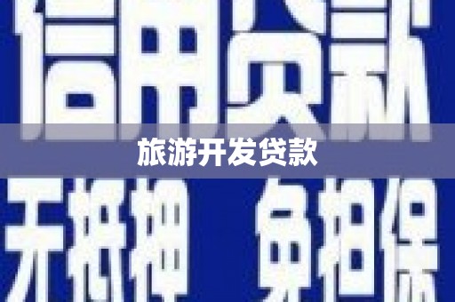 沙鹿旅游开发贷款