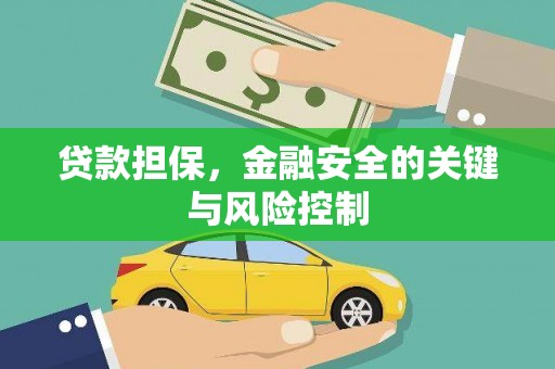 沙鹿贷款担保，金融安全的关键与风险控制