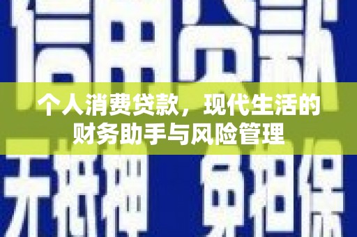 沙鹿个人消费贷款，现代生活的财务助手与风险管理