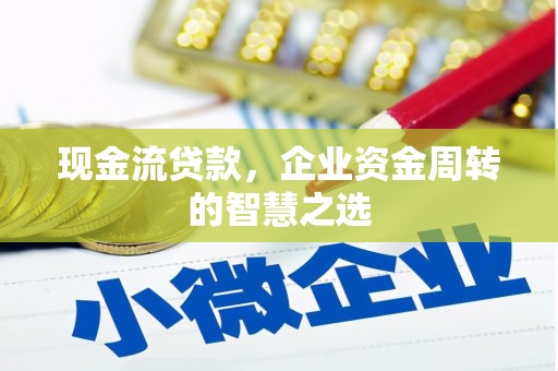 沙鹿现金流贷款，企业资金周转的智慧之选