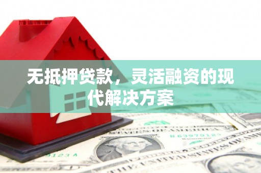 沙鹿无抵押贷款，灵活融资的现代解决方案