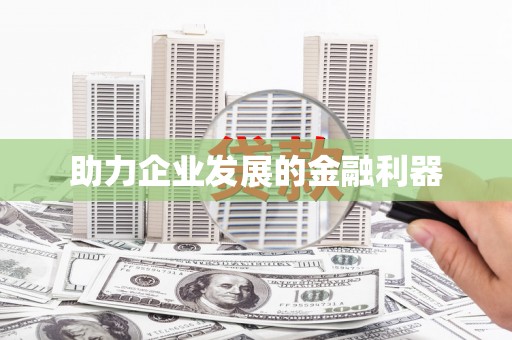 沙鹿助力企业发展的金融利器