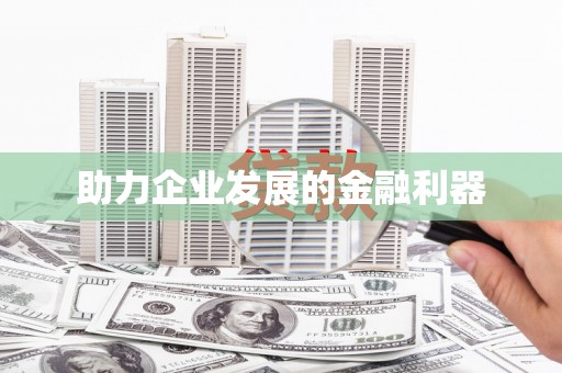 沙鹿助力企业发展的金融利器